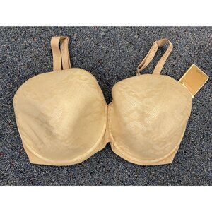 NWT Chantelle Underwire Bra Lace Nude Size 36H New